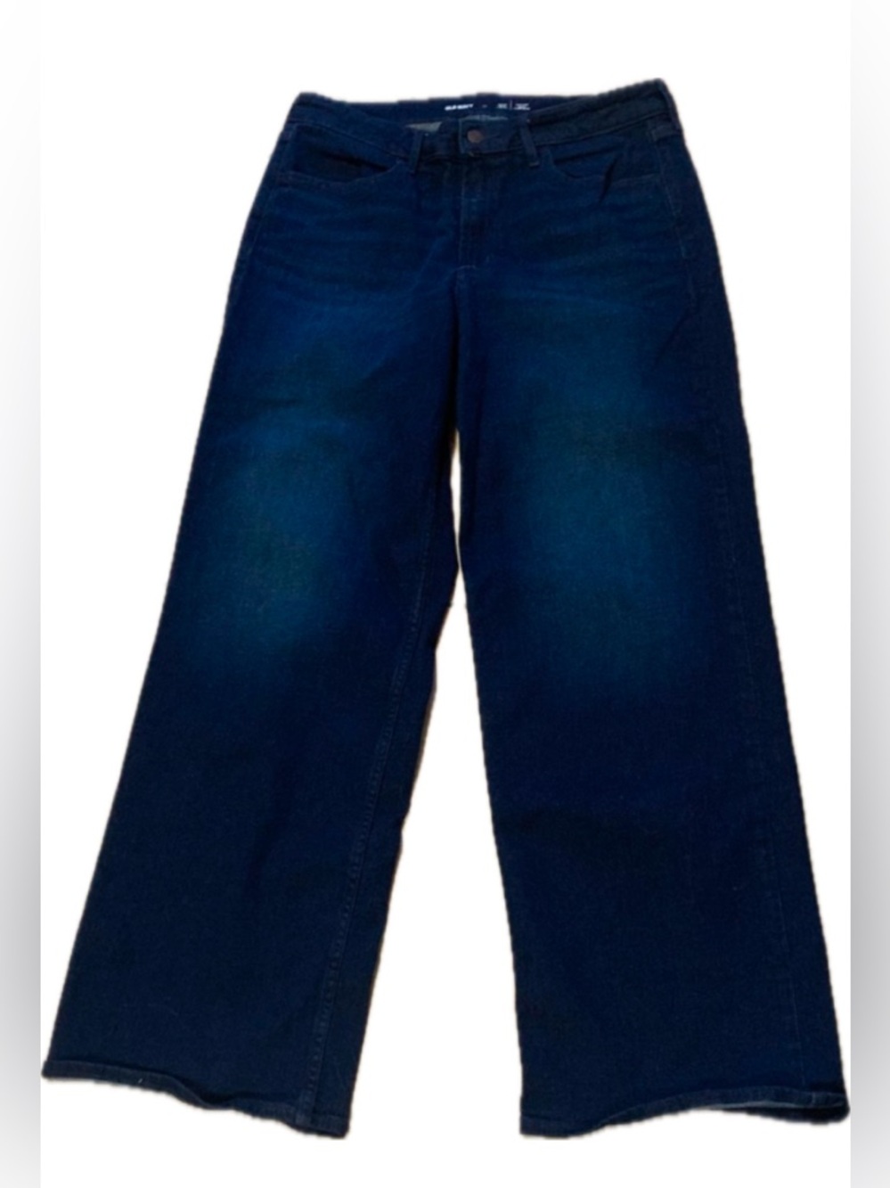 Old Navy WOW Wide-Leg Jeans – Dark Indigo High-Rise Trend Fit | Size 12 NWT
